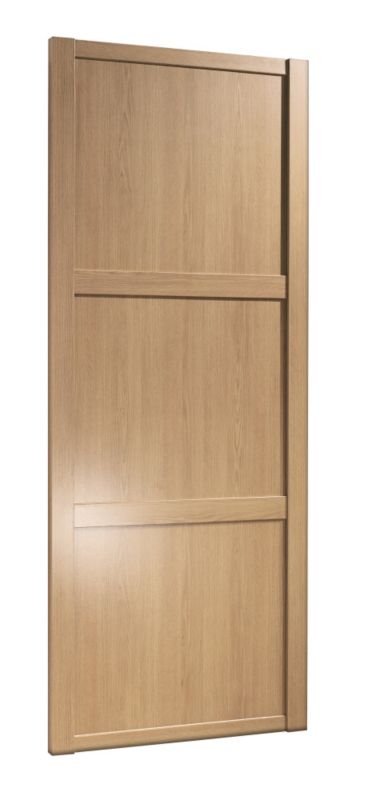 Sliding Wardrobe Door Ferrara Oak Shaker Style