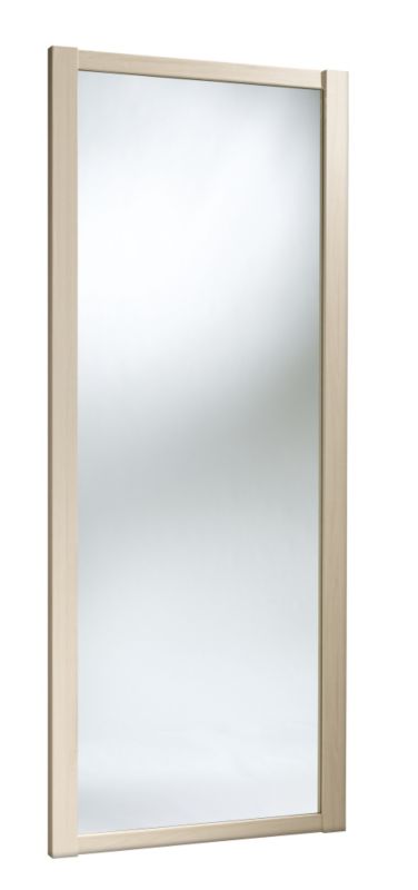 Mirrored Sliding Wardrobe Door Maple Style