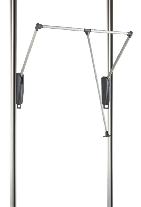Relax Storage Solutions Pull Down Hangerbar and Brackets Silver