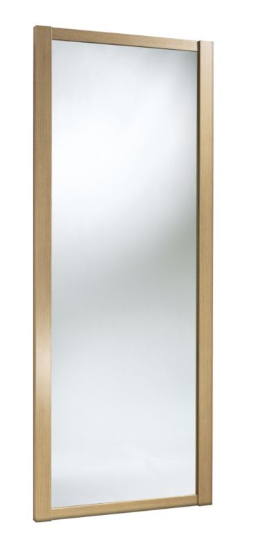 Mirrored Sliding Wardrobe Door Ferrara Oak Style