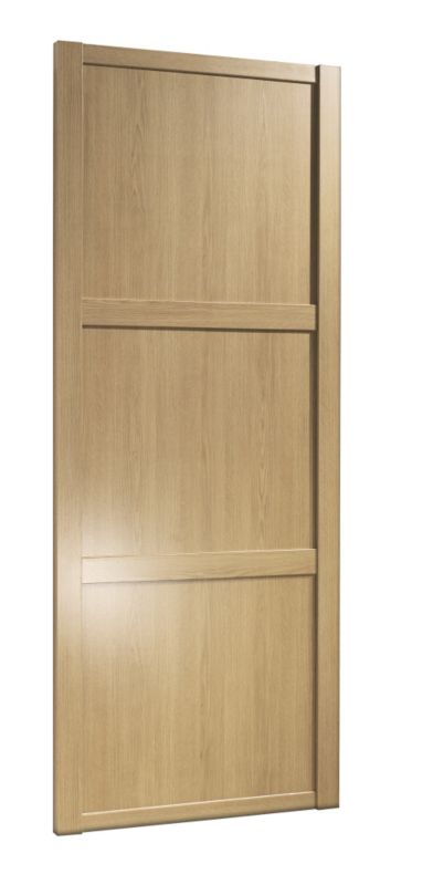 Traditonal Shaker Style Sliding Wardrobe Door Ferrara Oak Style