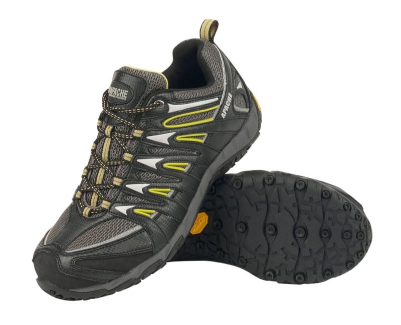 Apache Vibram Black Safety Trainers