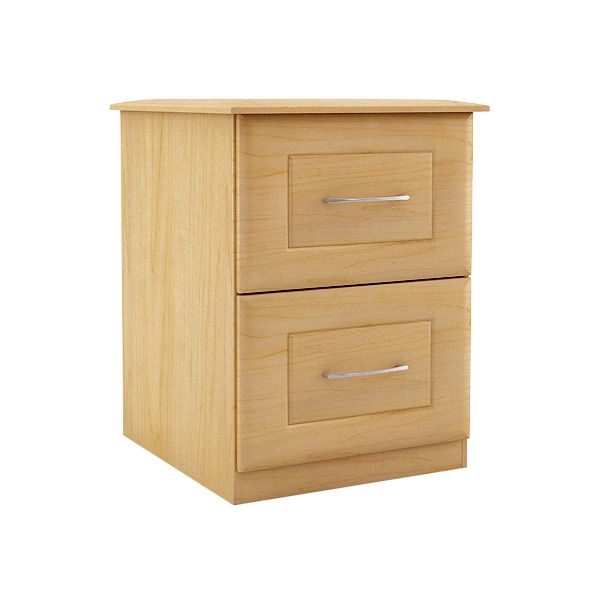 2 Drawer Chest Maple Effect (W)400mm