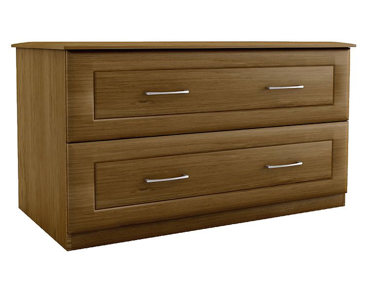 Drawer Chest Walnut Effect (W)800mm