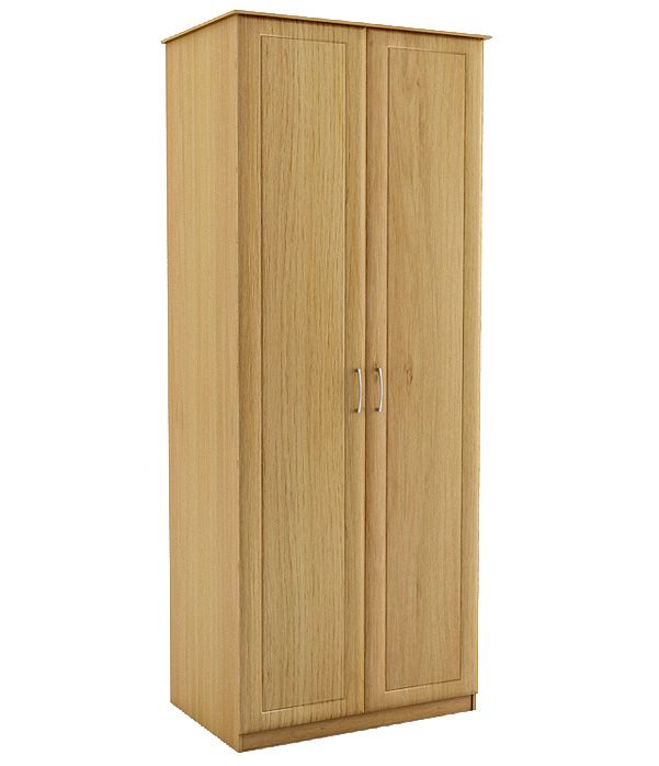 Double Wardrobe Oak Effect (W)900mm