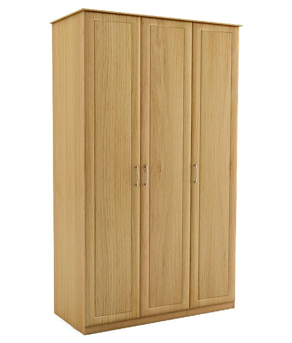 Unbranded Triple Wardrobe Oak Effect