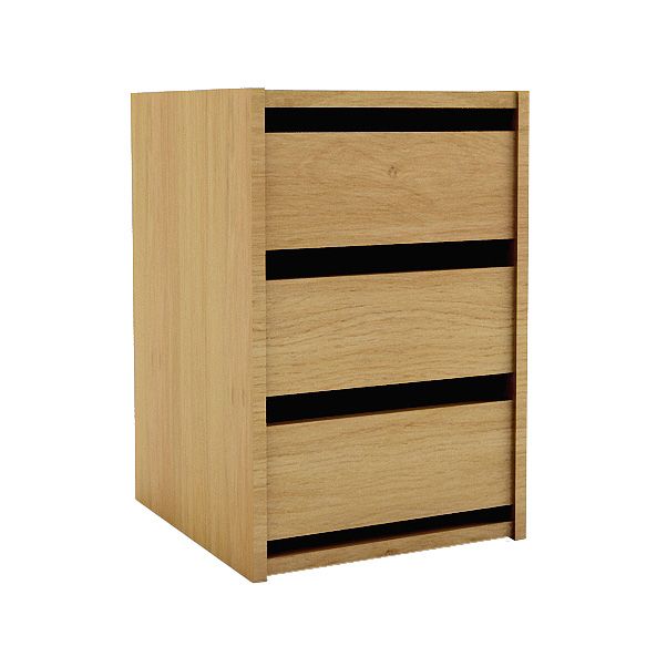 Interior 3 Drawer Chest Oak Effect