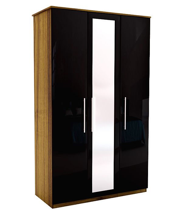 Unbranded Triple Wardrobe Single Mirror Tiepolo