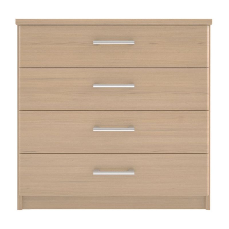 Unbranded Elsey Top 4 Drawer Chest Ferarra Oak Effect