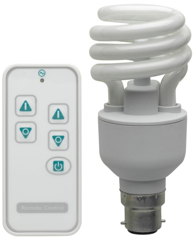 Dimmable CFL Lamp 20W Bayonet Cap Fitting Remote