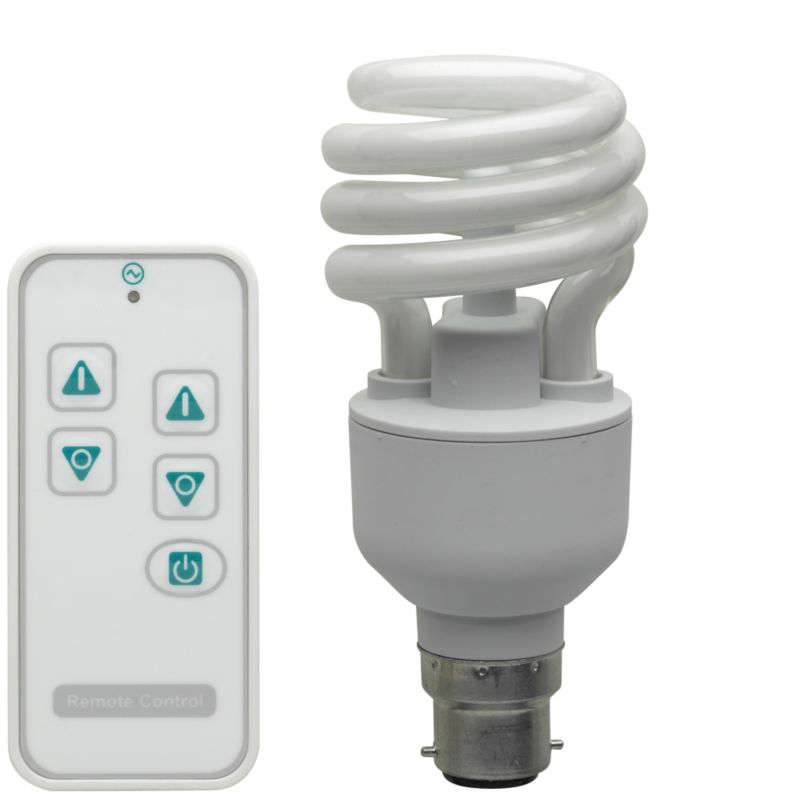 Dimmable CFL Lamp 20W Edison Screw Fitting Remote