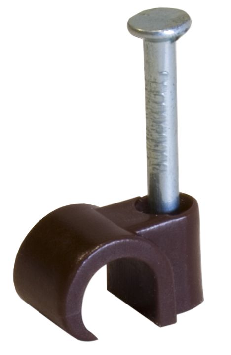 Corelectric Clips Cable Coaxial Polybag Pk20