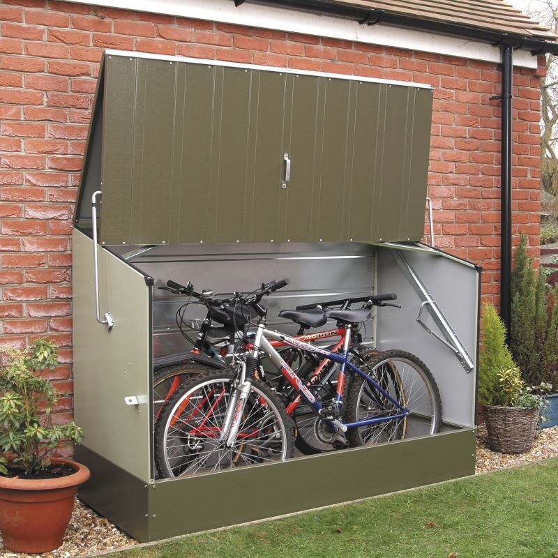 Trimetals Metal Bicycle Store - (H) 4ft5in x (W) 6ft5in x