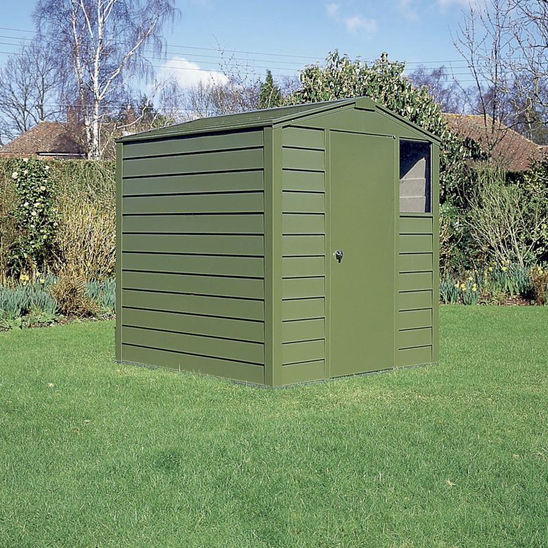 Trimetals Titan Metal Shed - Model 660 - (H) 6ft10in x (W) 6ft1in x (D) 6ft1in