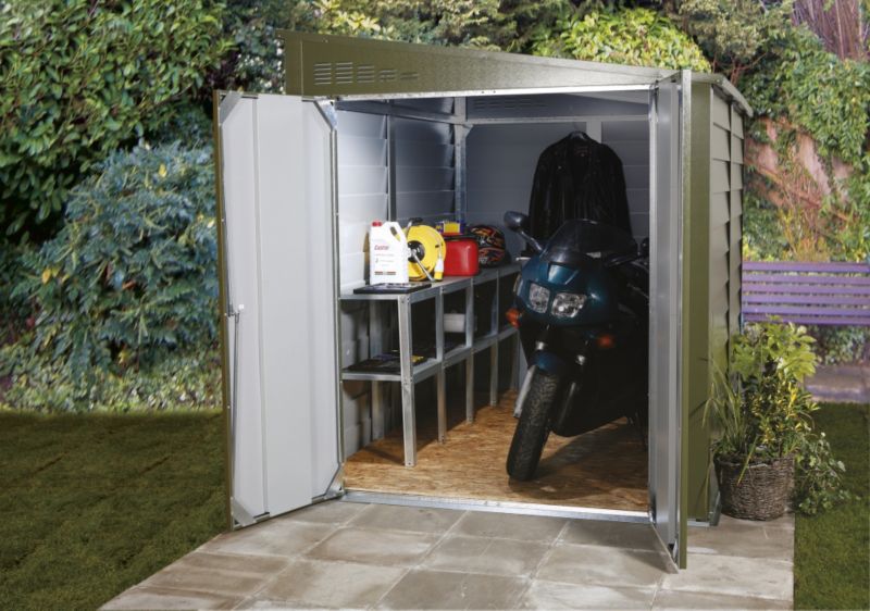 Titan Metal Shed - Model 960 - (H) 6ft8in x (W) 6ft6in x (D) 9ft2in