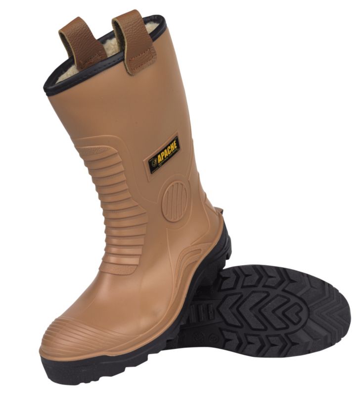 Apache Tan PVC Waterproof Rigger Boots