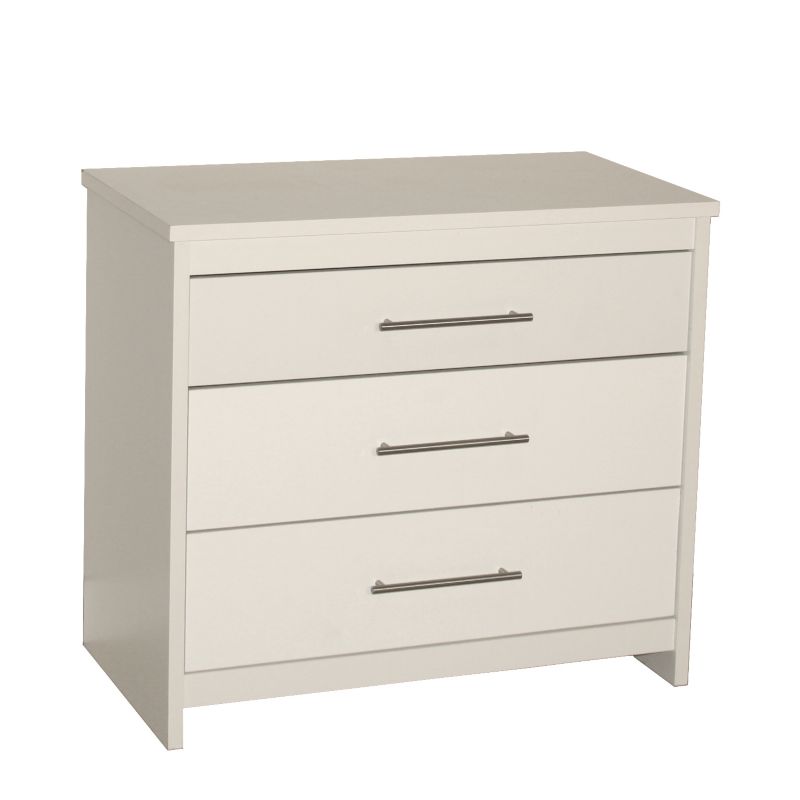 Amber 3 Drawer Chest White