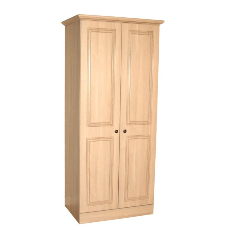 wardrobes b and q romany 2 door and mirror panel wardrobe acacia