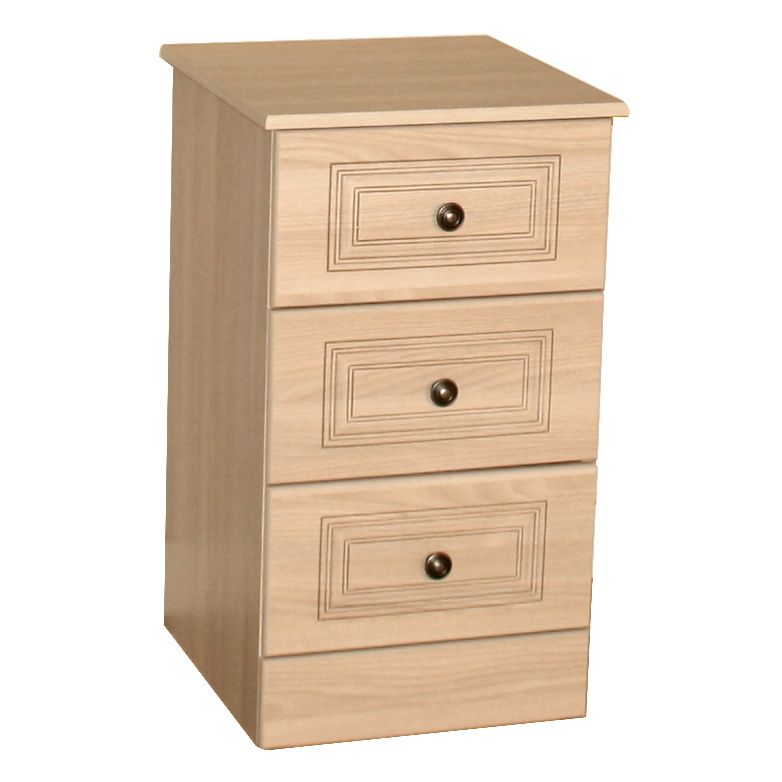 B&Q Romany Acacia Effect 3 Drawer Chest