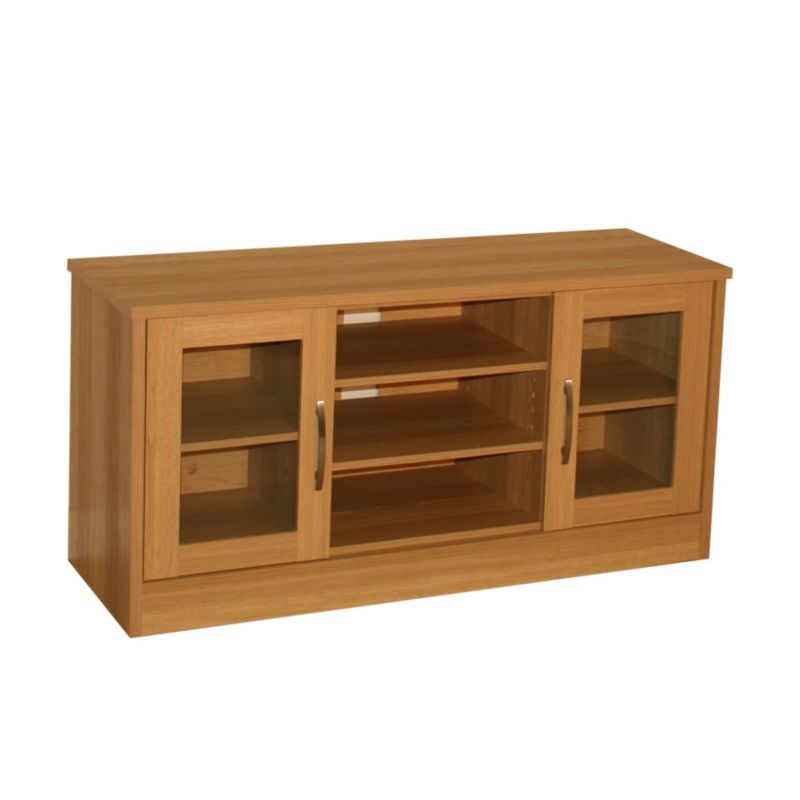 Viva Long Entertainment Unit Olive Oak Effect