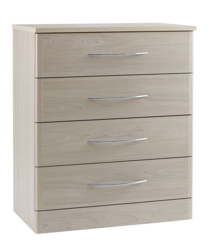 Lima Elm Effect 4 Drawer Chest