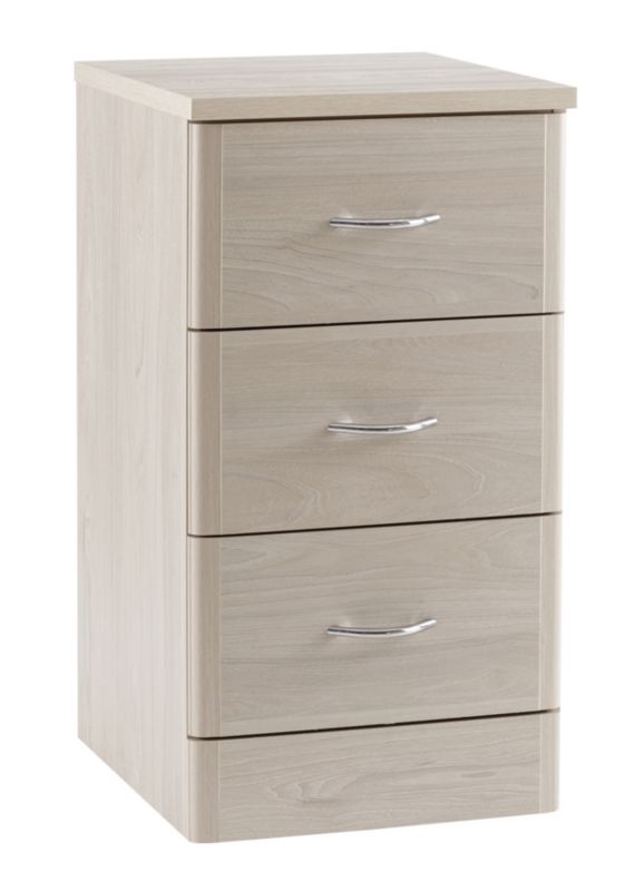 B&Q Lima Elm Effect 3 Drawer Chest