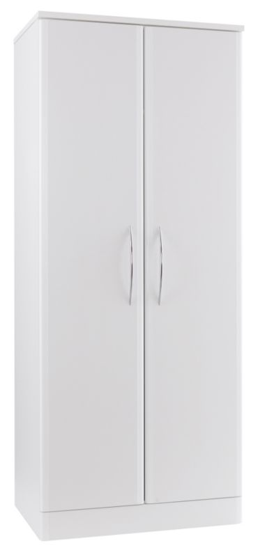 Lima 2 Door Wardrobe White