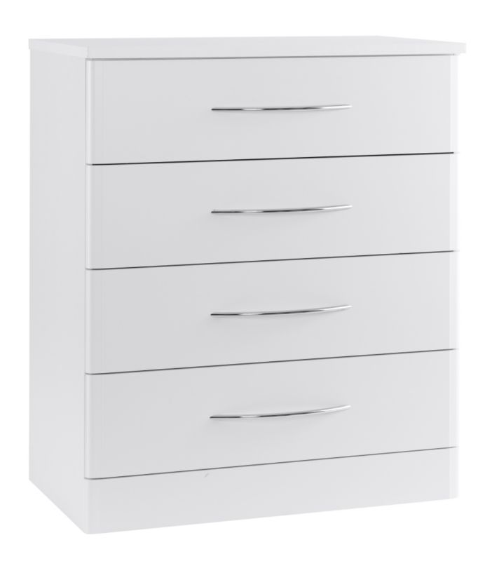 4 Drawer Chest White