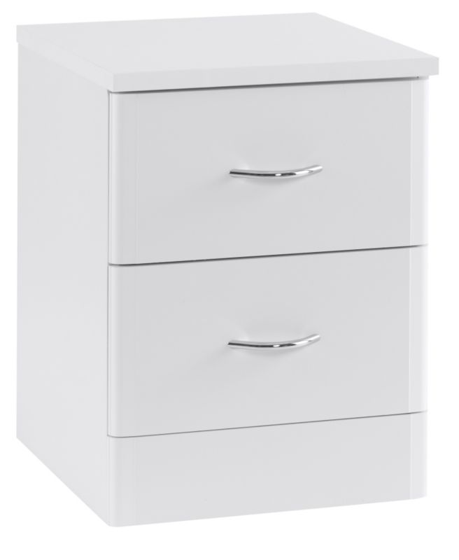 Lima 2 Drawer Chest White