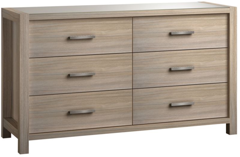 Unbranded Elise 6 Drawer Chest Oak Effect