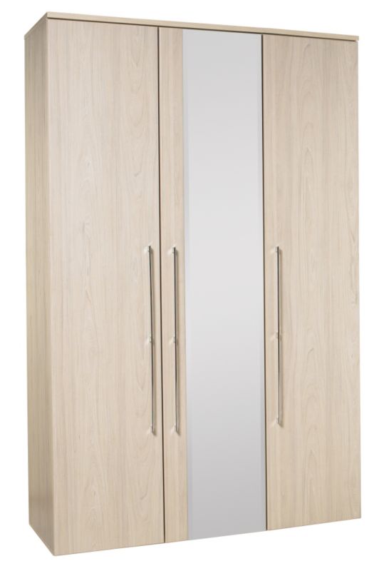 Urbino Swiss Elm Effect 3 Door Wardrobe