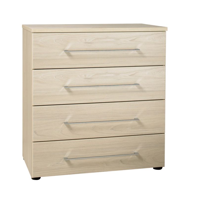 B&Q Urbino Swiss Elm Effect 4 Drawer Chest