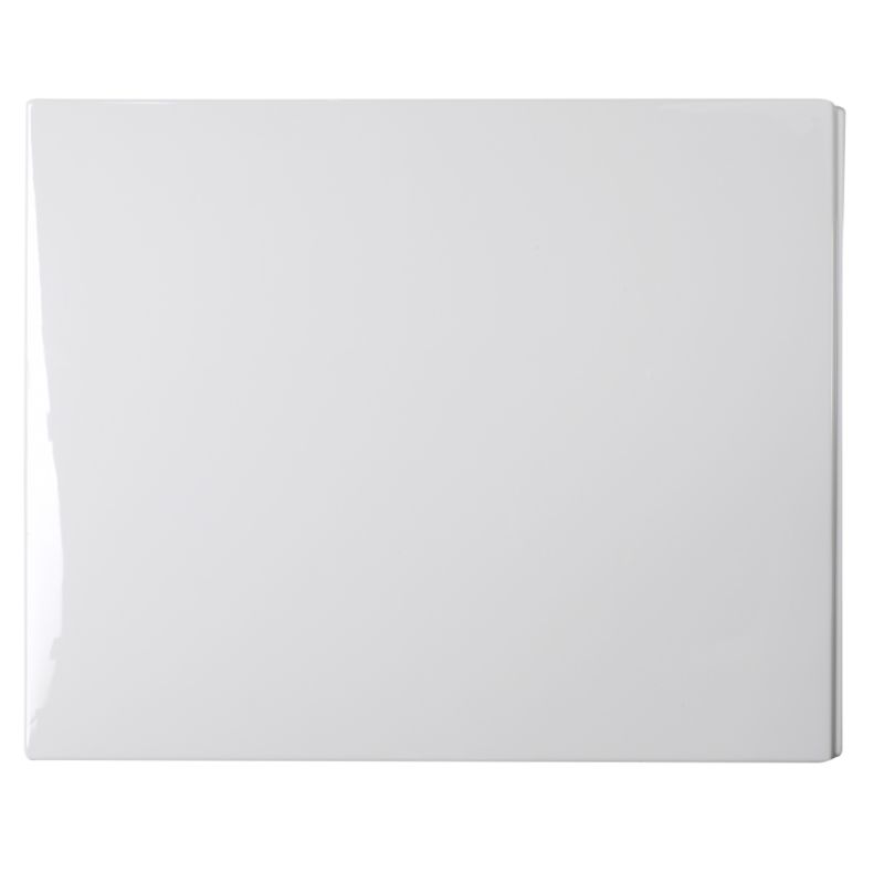 BandQ Barcelona Compact End Panel (Wide End) White (W)750mm