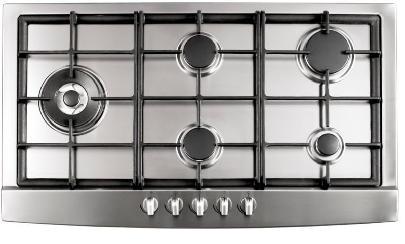 90cm 5 Burner Gas Hob HBG90SS Stainless Steel