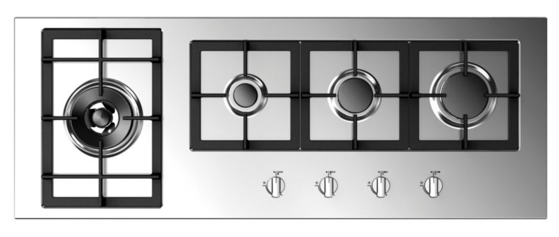 112cm 4 Burner Gas Hob Stainless Steel HGR112SS