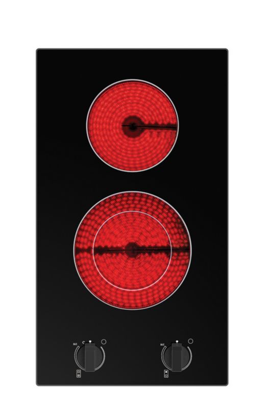 Ceramic 2 Zone Modular Hob Black DHC302