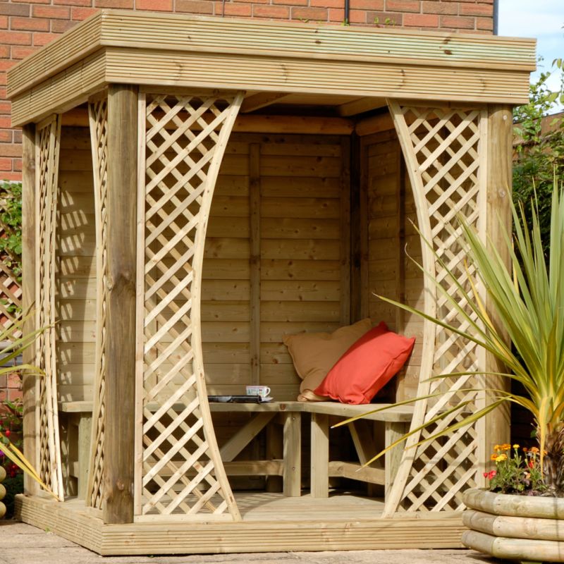 Quadratus Arbour 1 - (H) 2.32m x (W) 2m x (D) 2m