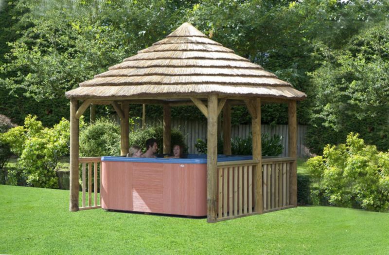 Trafalgar Gazebo Green Waterbased