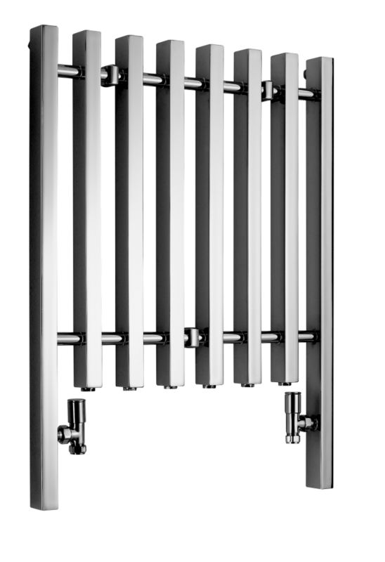 Kudox Kube Designer Radiator (H)800 x (W)600 x (D)85mm Chrome Plated