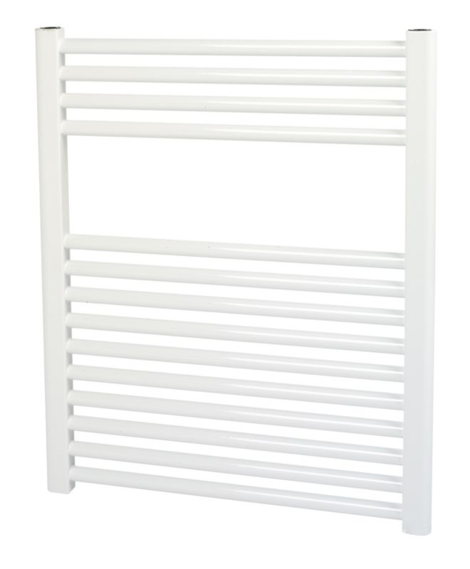 Kudox Flat White Towel Radiator 700 x 600mm 387W