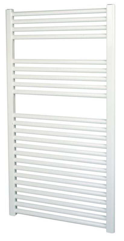 Flat White Towel Radiator 1100 x 600mm