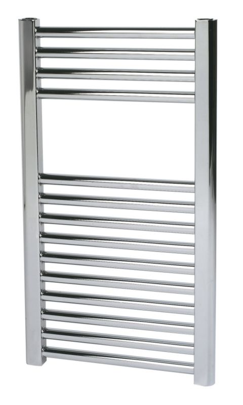 Kudox Flat Chrome Towel Radiator 700 x 400mm