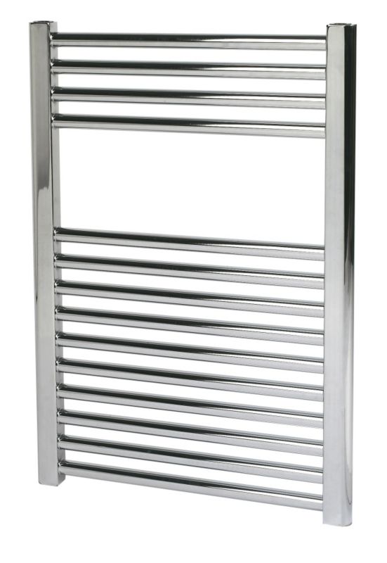 Flat Chrome Towel Radiator 700 x 500mm