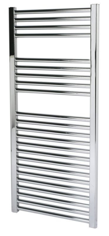 Flat Chrome Towel Radiator 500 x 1100mm