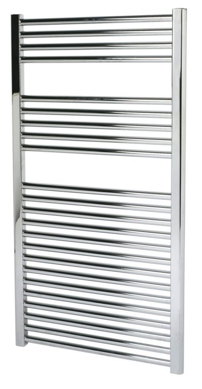 Kudox Flat Chrome Towel Radiator 1100 x 600mm