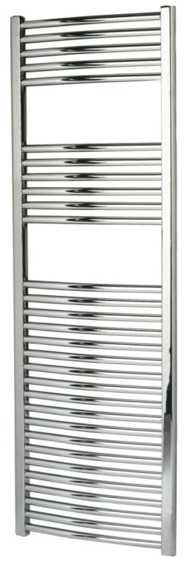 Kudox Curved Chrome Towel Radiator 1500 x 500mm