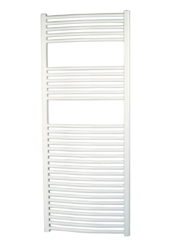 Curved White Towel Radiator 1500 x 600mm