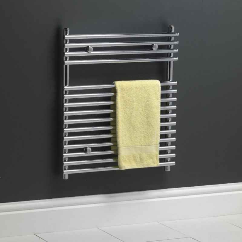 Chrome Bar-on-Bar Towel Rail 700 x 500mm