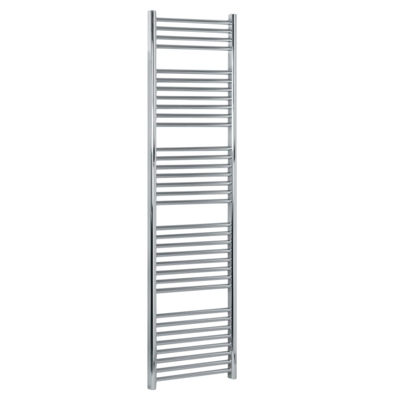 Ladder Towel Radiator 1765BTU Chrome Coloured (H)1674 x (W)450mm