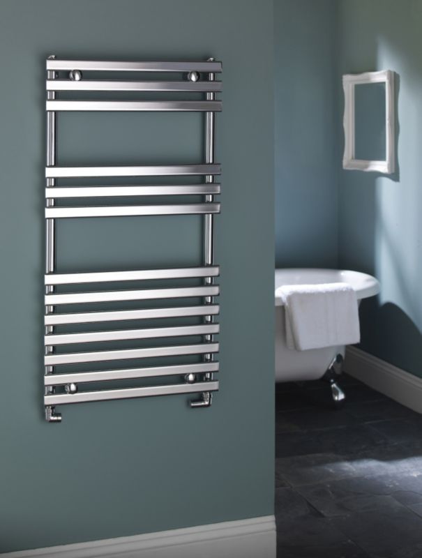 Kudox Calandra Chrome Designer Towel Radiator 950 x 500mm 291W 992Btu